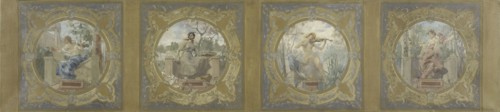 Esquisse pour la galerie Lobau de l'Hôtel de ville de Paris : Les Arts, 1890. Creator: Henry Jean Louis Boureau.