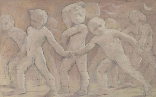 Esquisse pour la salle des fêtes de l'Hôtel de Ville : Cotillons, between 1889 and 1895. Creator: Albert Aublet.