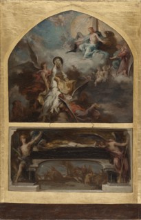 Esquisse pour l'église Saint-Merri : Résurrection et Apothéose de saint Denis, 1873. Creator: Henri Leopold Levy.
