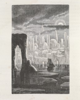 Illustration for "Voyages et Aventures du Capitaine Hatteras (Travels and adventures..., 1867. Creator: Anonymous.