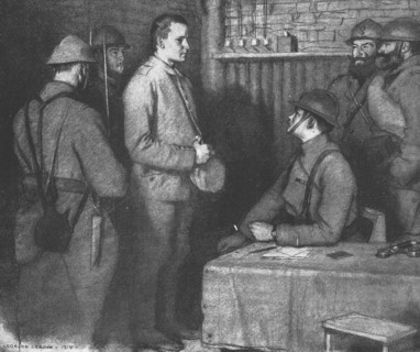 'Choses vues a la guerre; Les deux Polonais: Un soldat de nationalite polonaise...', 1915. Creator: Georges Leroux.