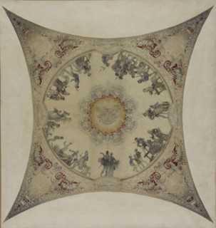Esquisse pour la galerie Lobau de l'Hôtel de Ville de Paris : Scènes médiévales..., 1890. Creator: Hector d' Espouy.