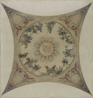 Esquisse pour la galerie Lobau de l'Hôtel de Ville de Paris : Scènes médiévales..., 1890. Creator: Hector d' Espouy.