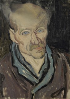 Portrait of a Man (Portrait of a patient at the Hospital Saint-Paul), 1889. Creator: Gogh, Vincent, van (1853-1890).