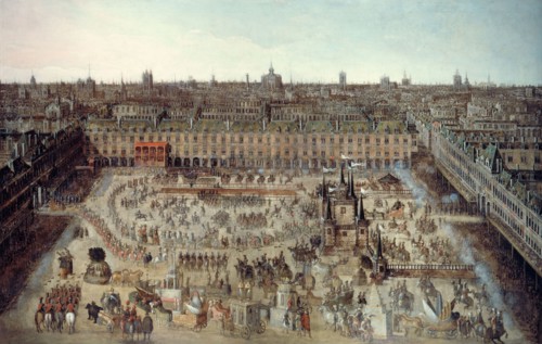 The "Story of the Knights of Glory", grand carrousel given from April 5 to 7, 1612, on occasion... Creator: Unknown.