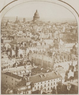 Panorama of Paris taken from the towers of Saint-Sulpice church, 6th arrondissement..., c1850-1860. Creator: Unknown.
