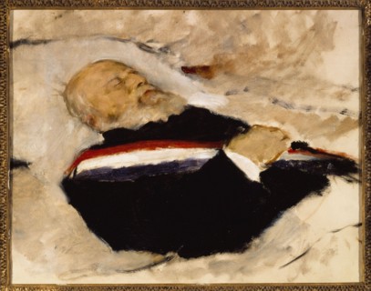 Portrait of Francois Vincent Raspail (1794-1878), chemist and politician, on his deathbed, c1873-188 Creator: Unknown.