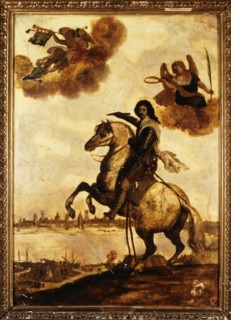 Portrait of Louis XIII (1601-1643), King of France, at the siege of La Rochelle, in 1628, c1623-1633 Creator: Unknown.
