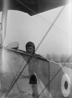 Allied Aircraft - Demonstration At Polo Grounds; Col. Charles E. Lee, British Aviator..., 1917. Creator: Harris & Ewing.