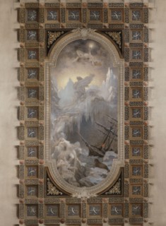 Esquisse pour le salon d'entrée Nord de l'Hôtel de Ville : L'Aurore boréale (plafond), 1892. Creator: Henri Camille Danger.
