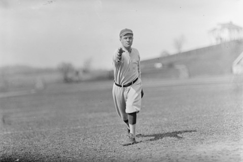 Carroll "Buck" Barton, Washington Al, At University of Virginia, Charlottesville (Baseball), c1913. Creator: Harris & Ewing.