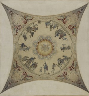 Esquisse pour la galerie Lobau de l'Hôtel de Ville : Scènes médiévales : jeux d'enfants..., 1890. Creator: Hector d' Espouy.