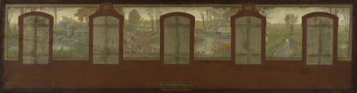 Esquisse pour la mairie de Fresnes : Les bords de la Bièvre. Fresnes. Aux bords de la..., 1905. Creator: Jean Joseph Enders.