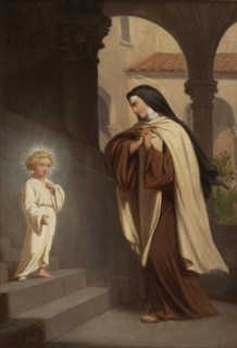 Esquisse pour l'église Saint-Louis-en-l'Ile : Jésus apparait à sainte Thérèse, 1866. Creator: Charles Emile Hippolyte Lecomte-Vernet.