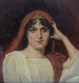 Portrait de Madeleine Roch (1885-1930), sociétaire de la Comédie-Française, dans le..., c1910-1913. Creator: Louis Edouard Paul Fournier.
