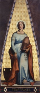 Esquisse pour l'église Saint-Jacques-Saint-Christophe de la Villette : La Tempérance, c.1843. Creators: Jean-François Brémond, L. Jourdain.