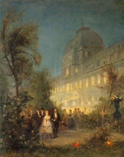 Night fete at Tuileries, June 10, 1867, on the occasion of the visit of foreign sovereigns to the... Creator: Pierre Henri Tetar Van Elven.