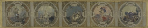 Esquisse pour la galerie Lobau de l'Hôtel de Ville de Paris : L'Art. L'Histoire..., 1890. Creators: Georges-Picard Picard, Auguste Charles Risler.