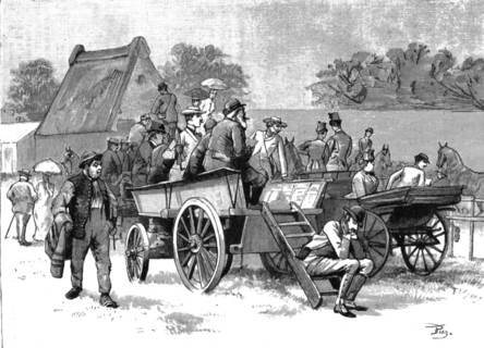 ''At Tattersall's Paddock Newmarket', 1890. Creator: Unknown.