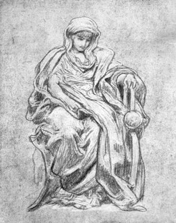 ''Original study for "Tragic Poetess", after Sir Frederick Leighton, P.R.A.', 1890. Creator: Unknown.