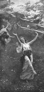 ''Spring Time", after JR Weguelin', 1890. Creator: Unknown.