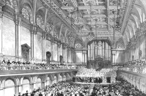 'The New Town Hall at Portsmouth - the Prince of Wales declaring the building open,1890 Creator: Unknown.