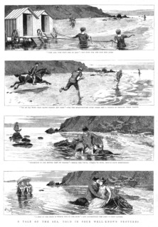 ''A Tale of the Sea told in four well known Proverbs"', 1890. Creator: Unknown.