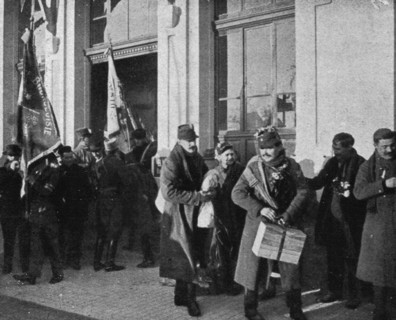 'La Guerre en Belgique et en France; De la prison a la Montagne : A Leysin...27 janvier 1916.', 1916 Creator: Unknown.