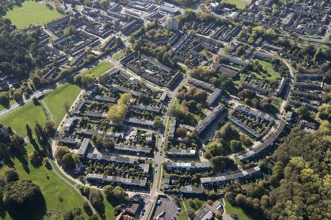 Mark Hall North housing estate, Harlow, Essex, 2018.