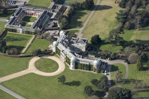Goodwood House and stables, West Sussex, 2018.