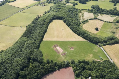 Archaeological excavation on Dorstone Hill, County of Herefordshire, 2018.