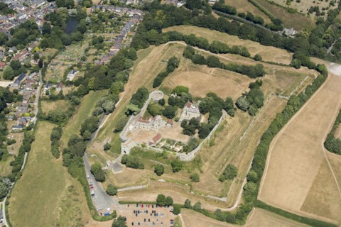Carisbrooke Castle, Carisbrooke, Isle of Wight, 2018.