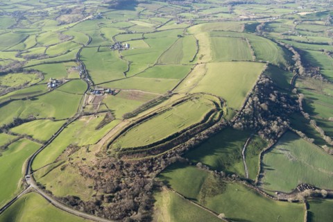 Pilsdon Pen hillfort, Dorset, 2019.