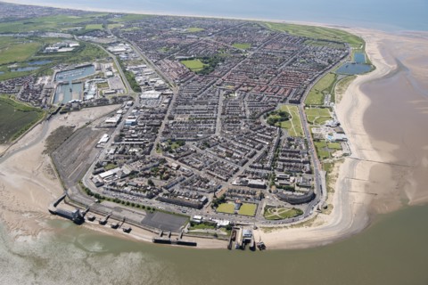 Fleetwood, a planned Victorian new town, Lancashire, 2021. Creator: Damian Grady.