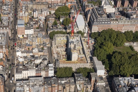 Former Embassy of the United States of America, Grosvenor Square Gardens, Greater London Authority, 2021.