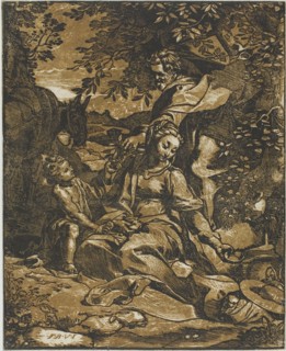 Rest on the Flight into Egypt, after 1570.