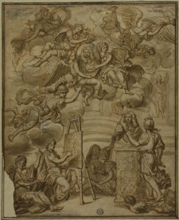 Title Page with Portrait of Viceroy of Naples, n.d. After Francesco Solimena or the School of Pierre Mignard I.