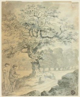 Landscape with Two Male Figures, n.d.