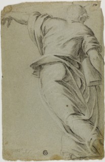 Moses Striding to the Left, Pointing with Left Hand, n.d.