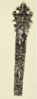 Ornamental Design for Knife Handle with Earth, from The Four Elements, c. 1590.