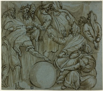 Philosophers Discussing the Terrestrial Globe, n.d.
