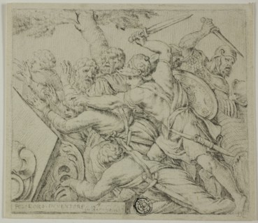Soldiers of Cyrus Tearing Apart the Army of Spargabise, n.d.