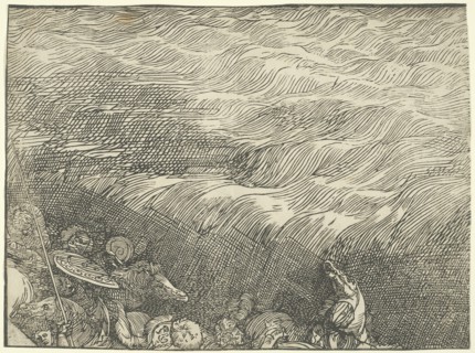 The Submersion of Pharaoh's Army in the Red Sea, c. 1515, printed 1549.