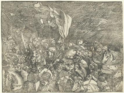 The Submersion of Pharaoh's Army in the Red Sea, c. 1515, printed 1549.