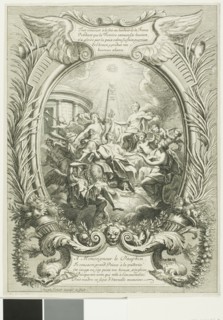 Allegory of the Glory of the Dauphin, 1680. Creator: Antoine Coypel.