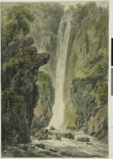 Waterfall, n.d. Attributed to Edward Dayes.