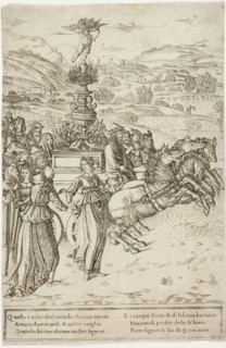 The Triumph of Love, 1470/90. Attributed to Francesco Rosselli.