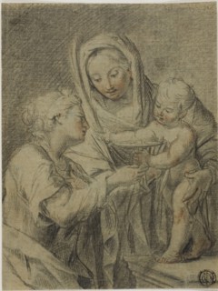 Virgin and Child with Saint Lucy, n.d. Attributed to Gian Girolamo Bonesi.