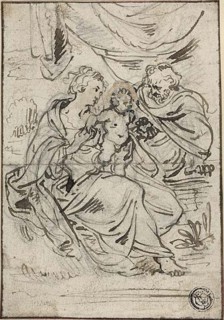 Holy Family, n.d. Attributed to Johann Boeckhorst.