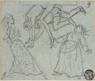 Episodes from White Chapel Life, c. 1850. Attributed to John Leech.